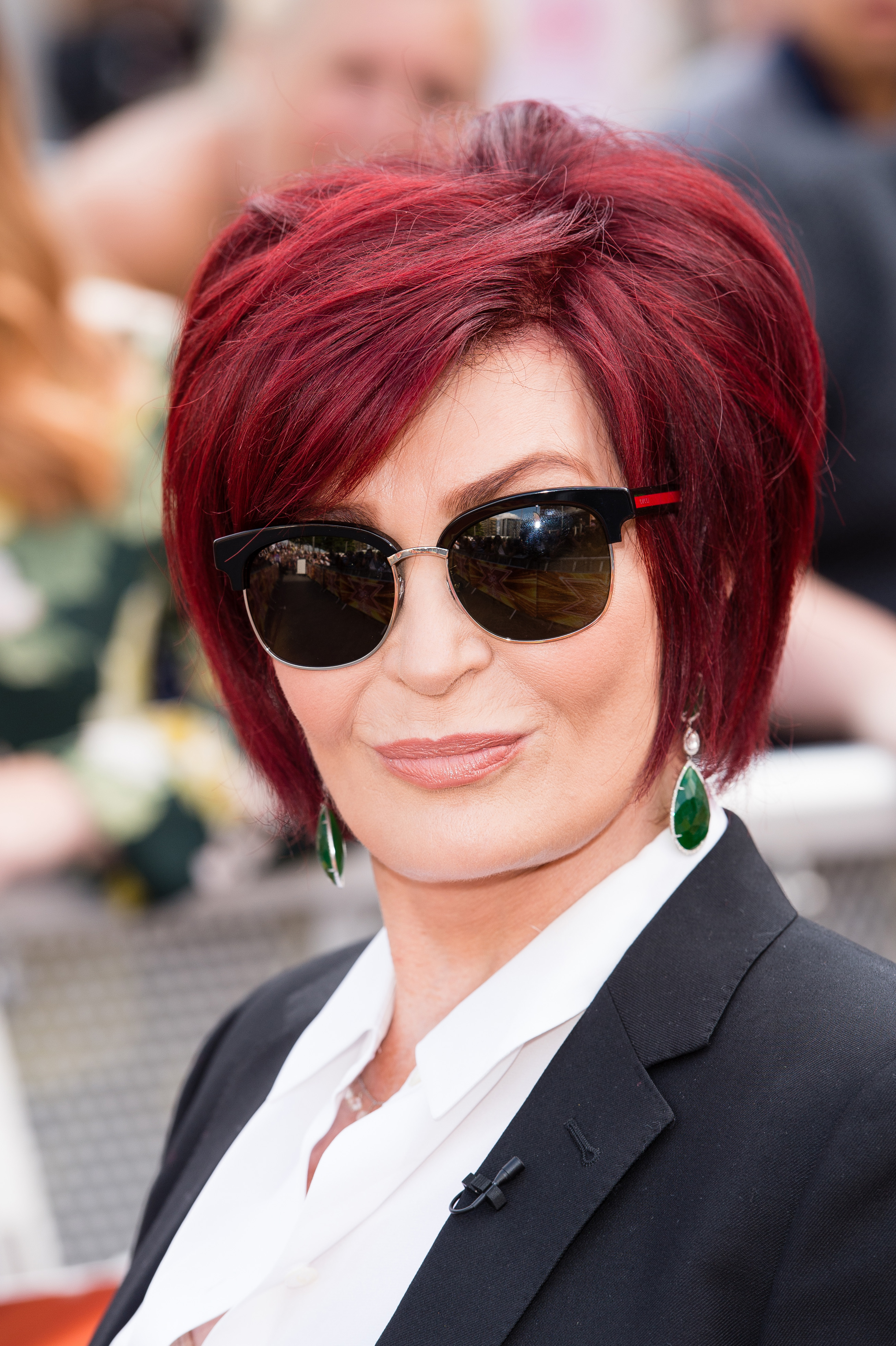 Sharon Osbourne during "The X Factor" bootcamp auditions  on July 21, 2017 in London, England | Source: Getty Images