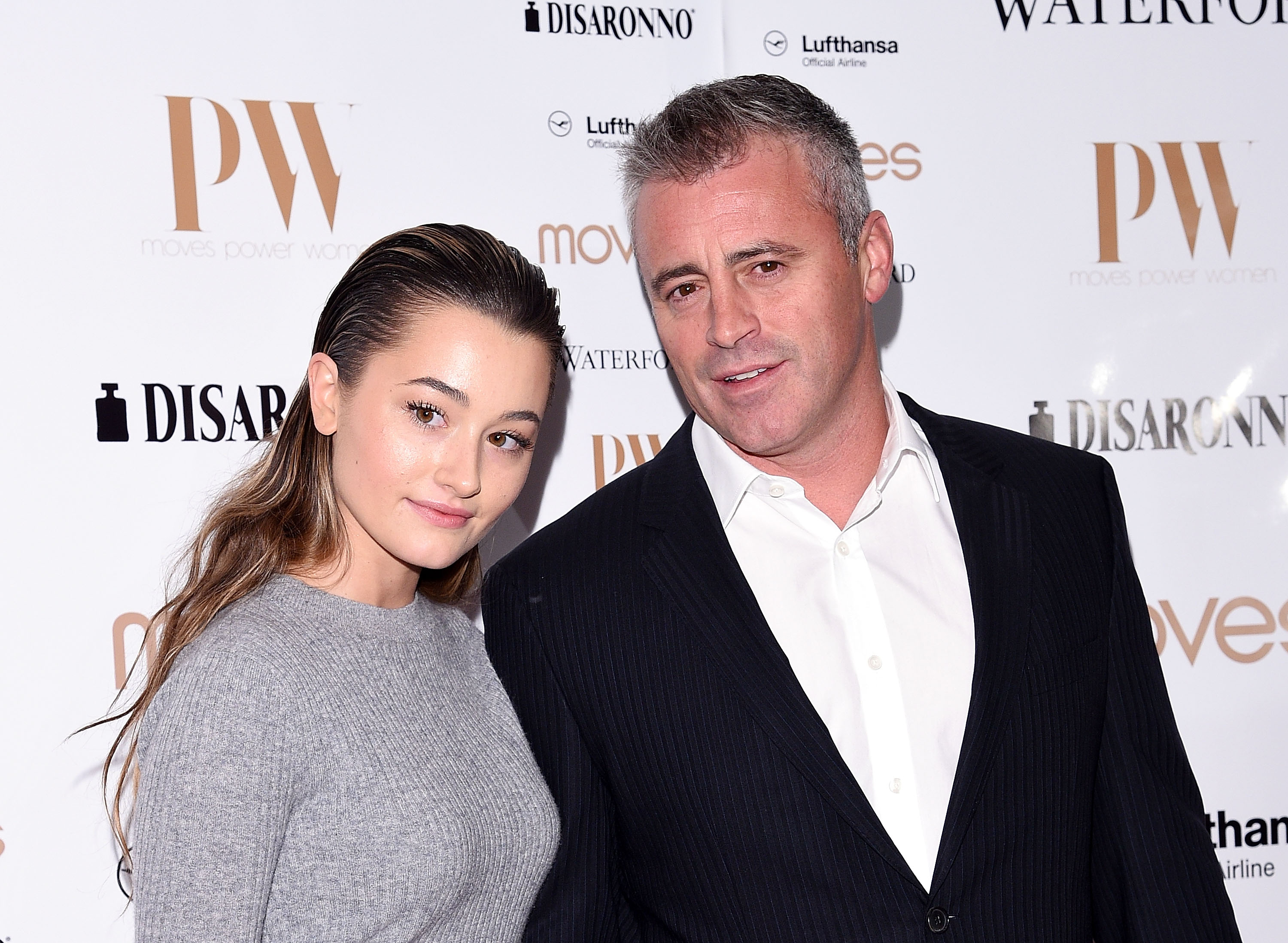 Marina and Matt LeBlanc at the Moves 2014 Power Women Gala on November 14 in New York. | Source: Getty Images