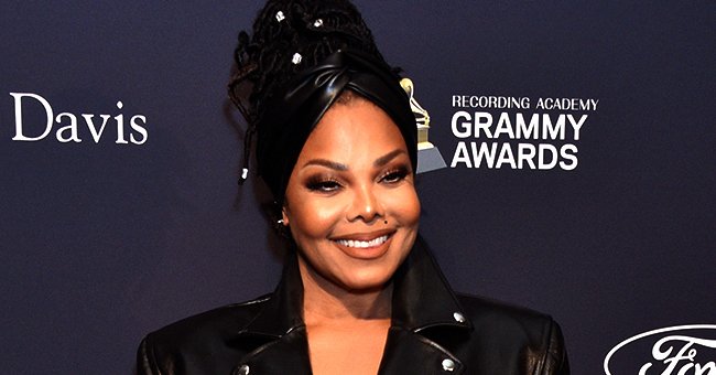 Janet Jackson Stunned in Long Black Leather Coat as She Hit Red Carpet ...