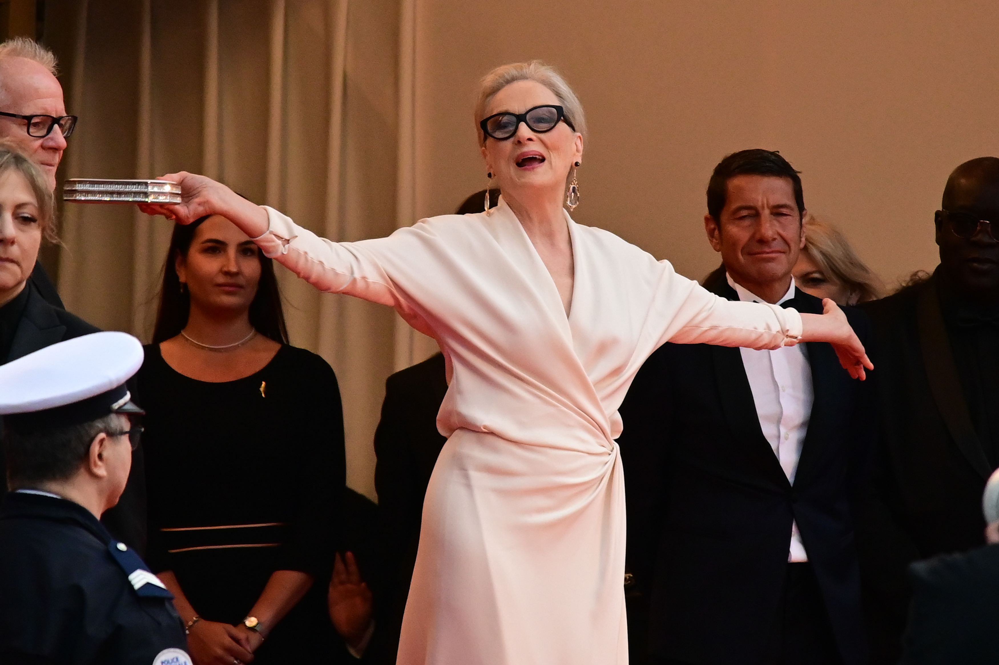 Meryl Streep attends "Le Deuxième Acte" Screening & opening ceremony red carpet at the 77th annual Cannes Film Festival in Cannes, France, on May 14, 2024. | Source: Getty Images
