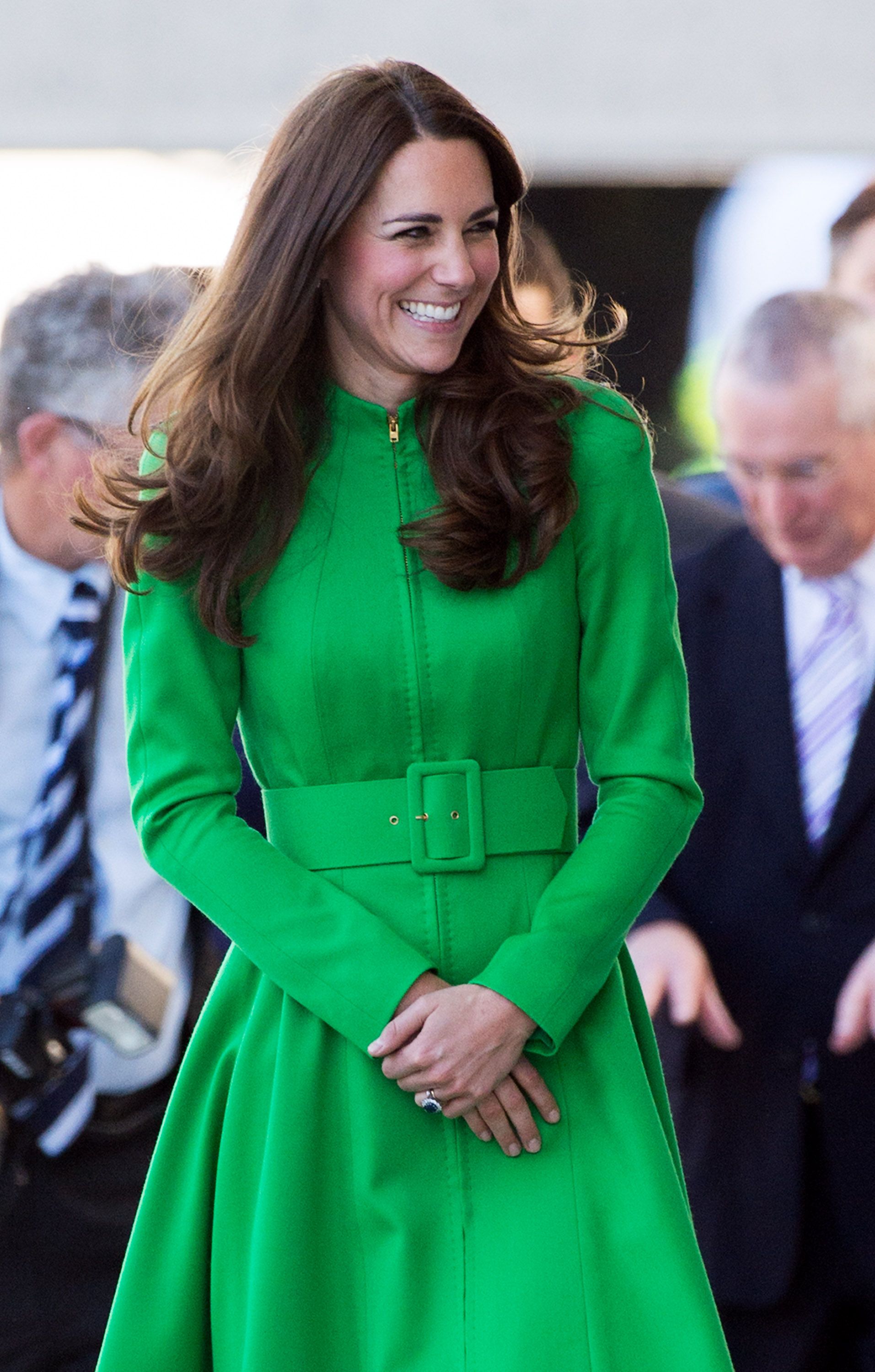 Kate Middleton the Duchess of Cambridge visits the National Portrait Gallery on April 24, 2014. | Photo: Getty Images