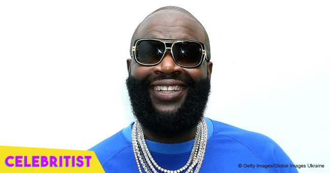 Rick Ross' 10-month-old daughter melts hearts in pink lace skirt next to pregnant mom in pic
