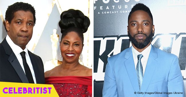 John David Washington shuts down reporter who disregards mom while talking about famous dad Denzel