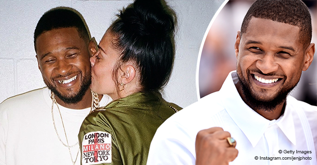 Usher: Mystery Woman Kissing Singer in Recent Photo Identified as ...