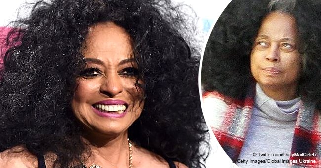 Diana Ross, 74, flaunts her makeup-free beauty in plaid coat and UGG boots in Los Angeles