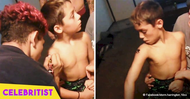 Viral video of 10-year-old boy getting a tattoo sparks outrage and leads to police investigation