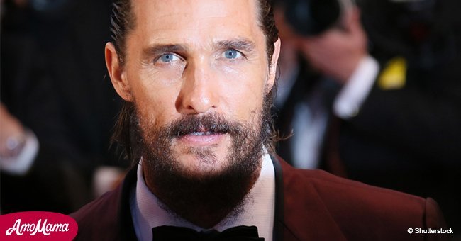 Matthew McConaughey is spotted with his three young kids who are his exact mini-me’s