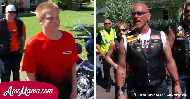 Boy was bullied in school. Then biker group decide to help him