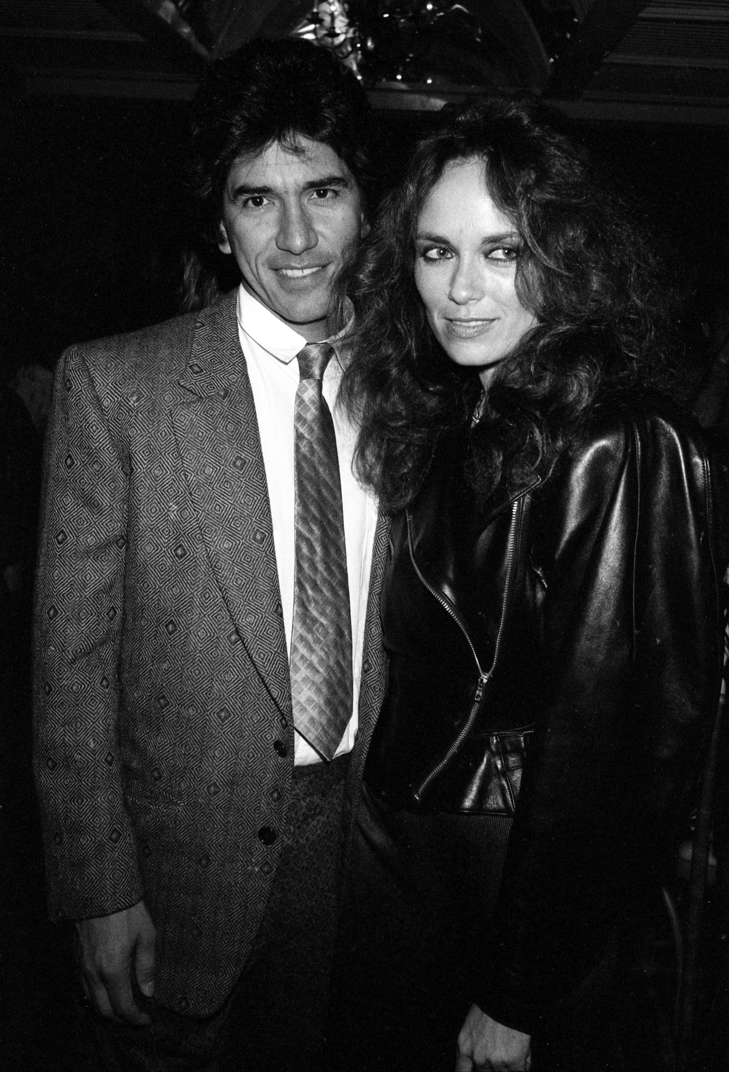 The actress and Peter Lopez pictured on January 1, 1985 | Source: Getty Images