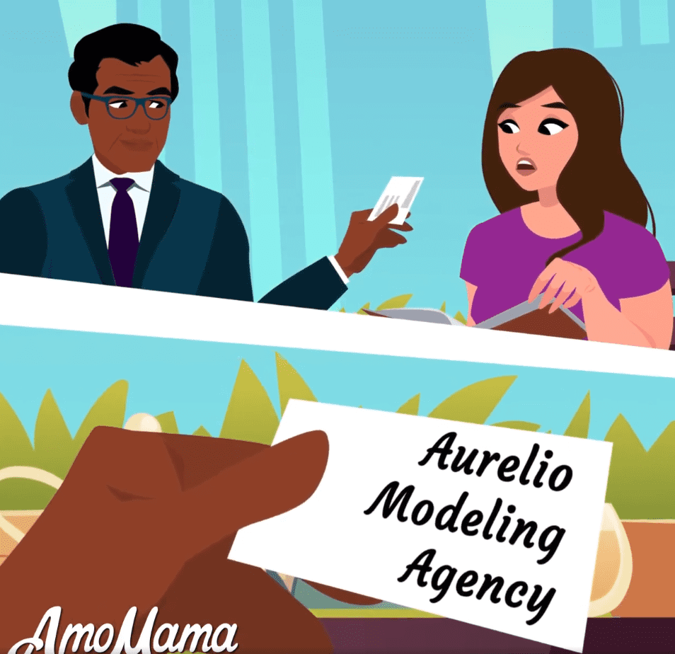 Meeting an agent | Source: Facebook/ AmoMama