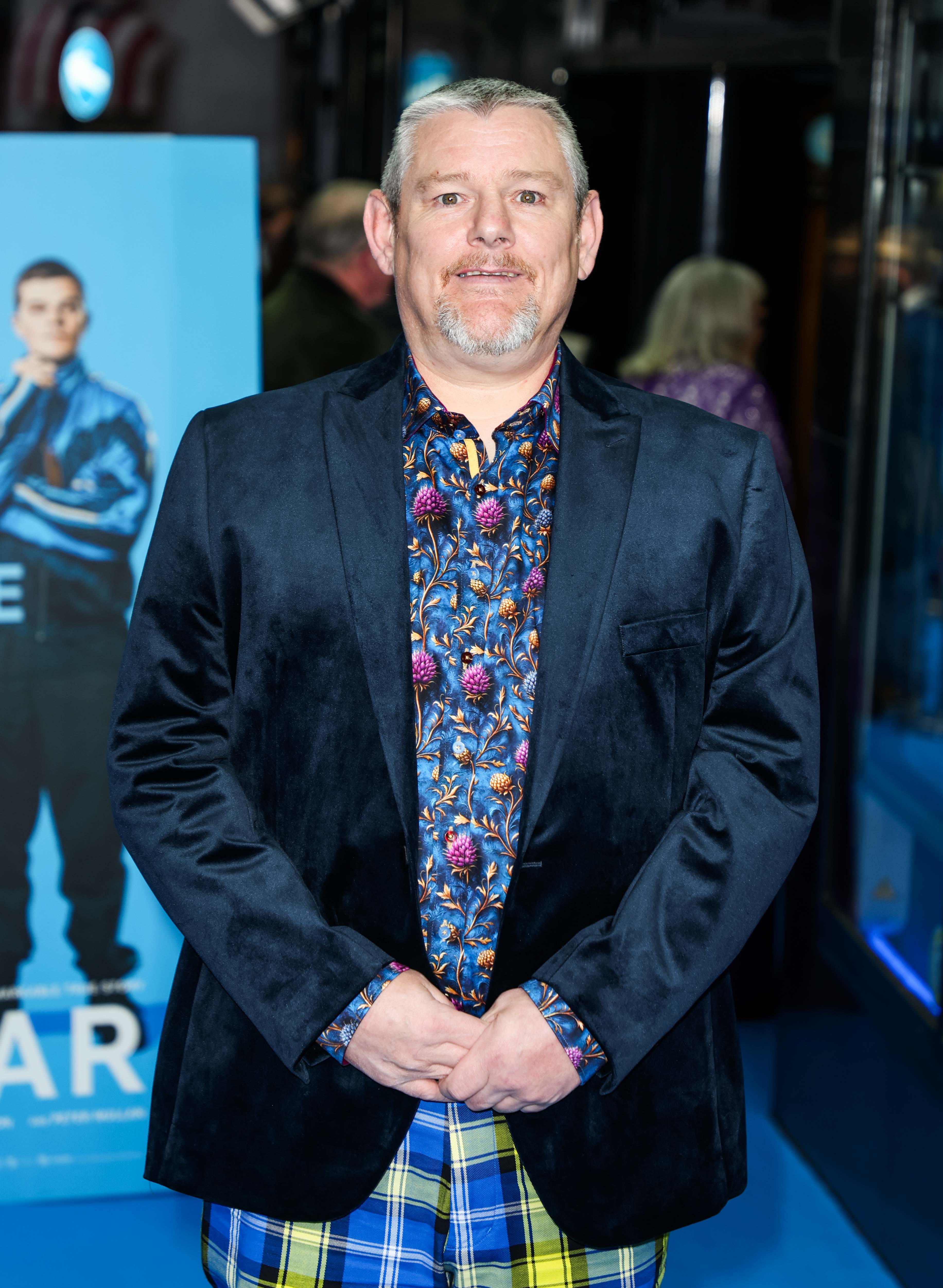 John Davidson attends the "I Swear" London gala screening at Curzon Mayfair in England on September 29, 2025. | Source: Getty Images