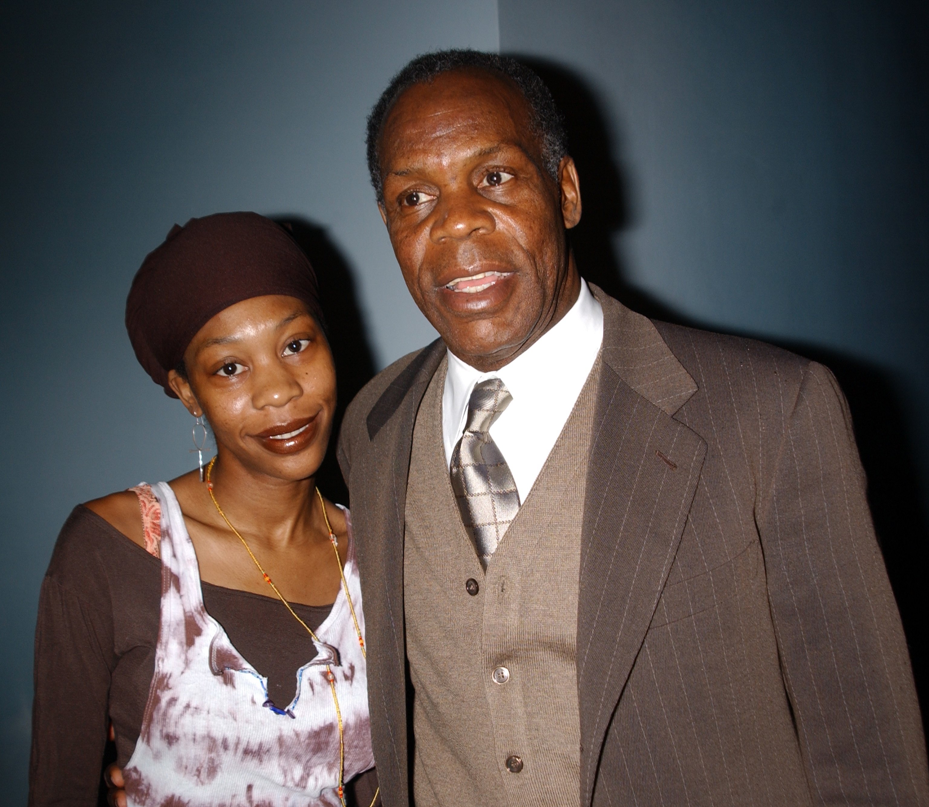 Danny and Mandisa Glover at Showtime's annual programming preview luncheon on March 13, 2002. | Source: Richard Corkery/NY Daily News Archive/Getty Images