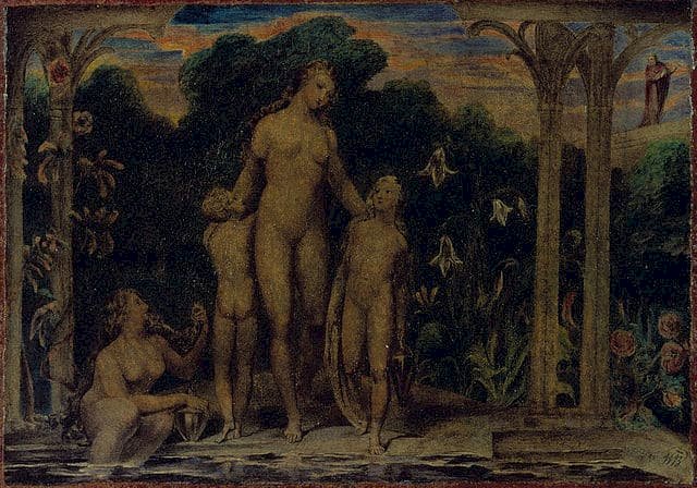  Bathsheba at the Bath by William Blake | Public Domain
