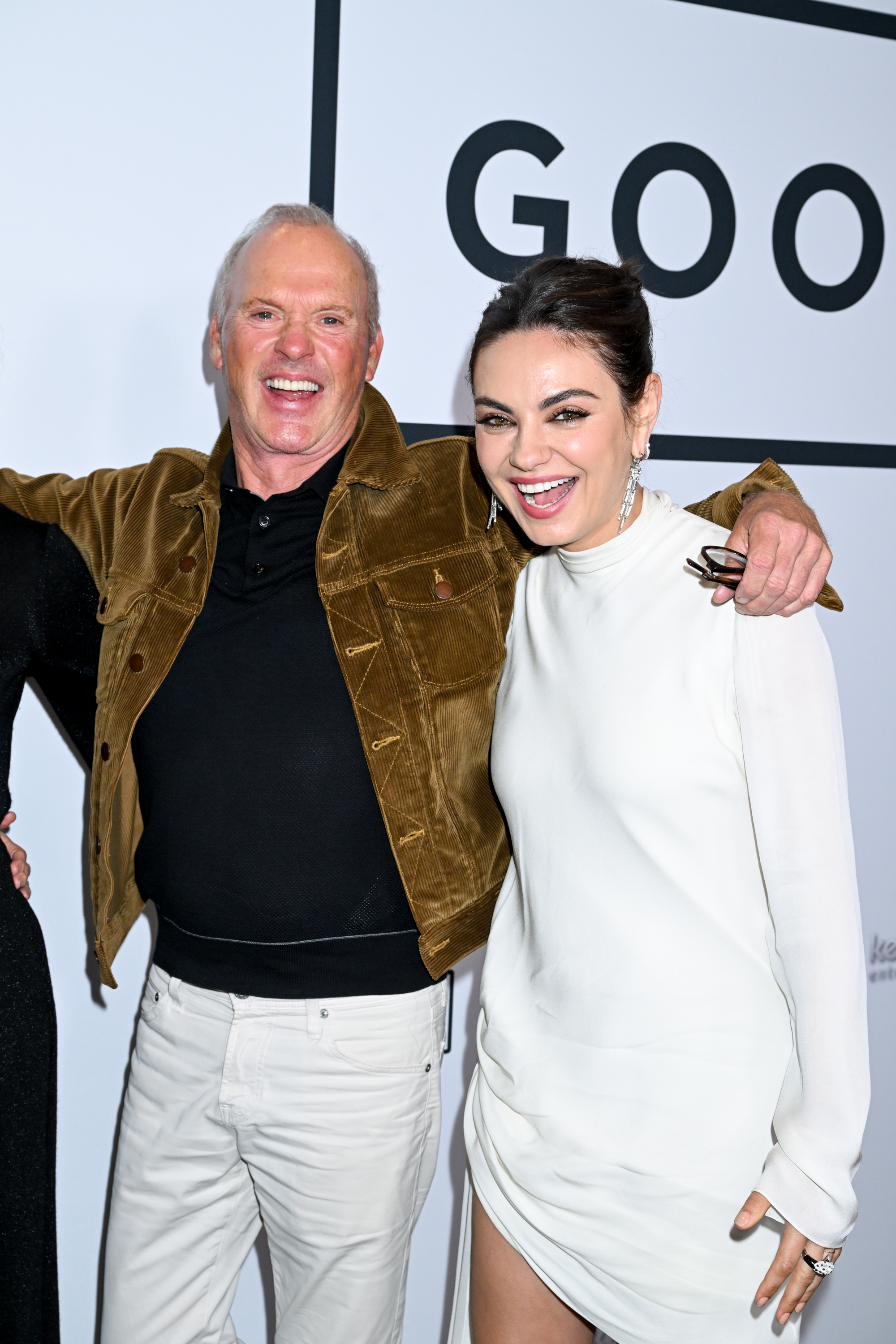 Michael Keaton and Mila Kunis. | Source: Getty Images