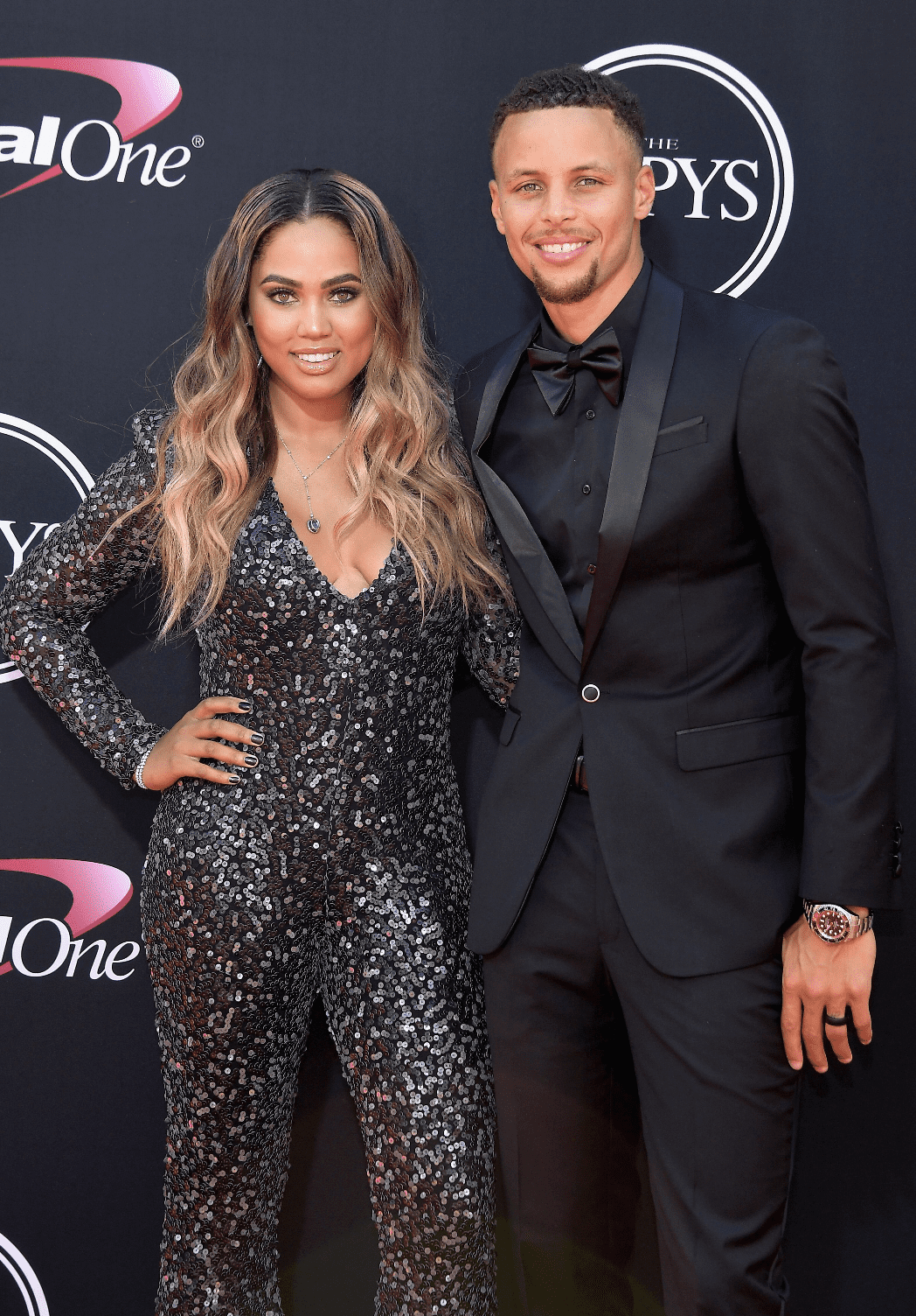 Ayesha and Stephen Curry at "The ESPYS" at Microsoft Theater on July 12, 2017 in Los Angeles, California | Source: Getty Images