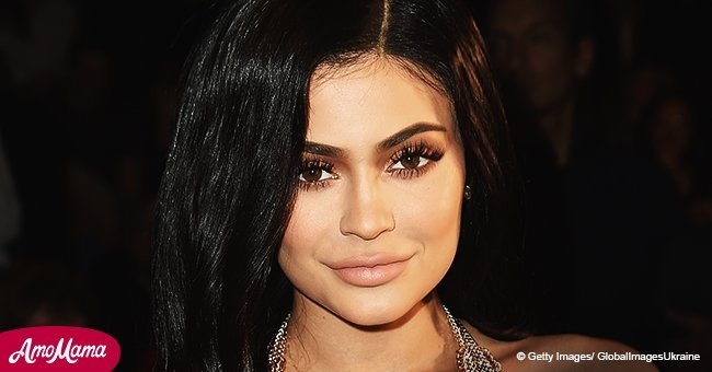 Kylie Jenner flashes her enviable cleavage in a nude bodysuit in recent photos