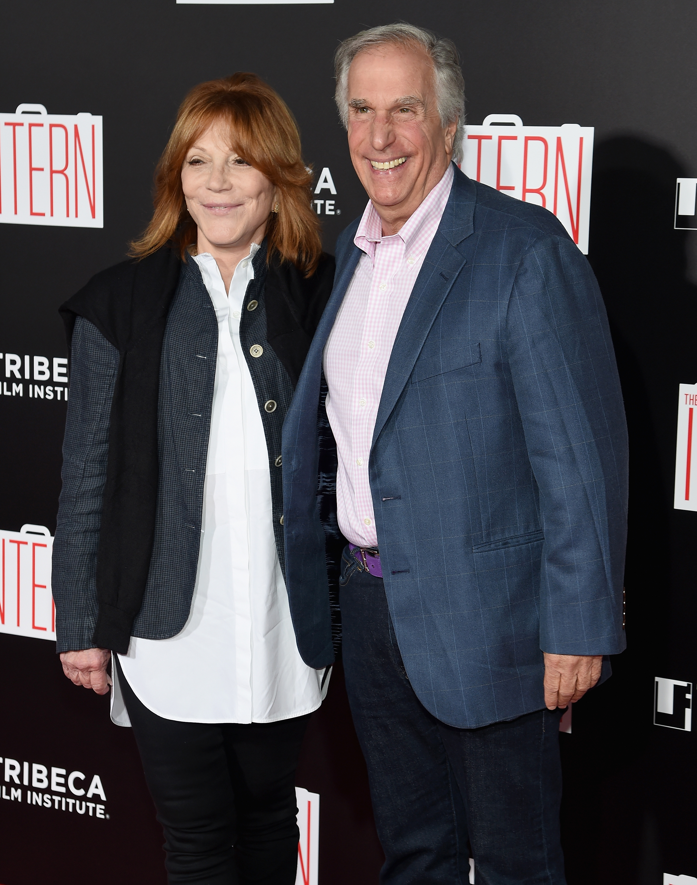 Stacey Weitzman and Henry Winkler at the New York premiere of "The Intern" on September 21, 2015 | Source: Getty Images