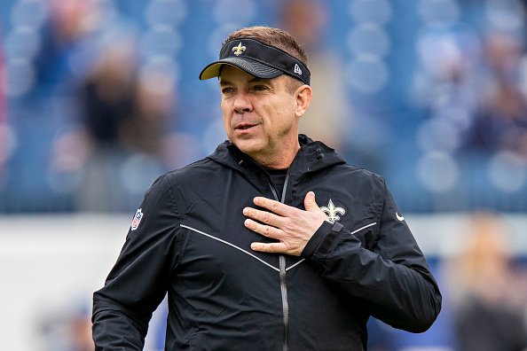  Head Coach Sean Payton of the New Orleans Saints watches his team warm up before a game against the Tennessee Titans at Nissan Stadium on December 22, 2019 in Nashville, Tennessee | Photo: Getty Images