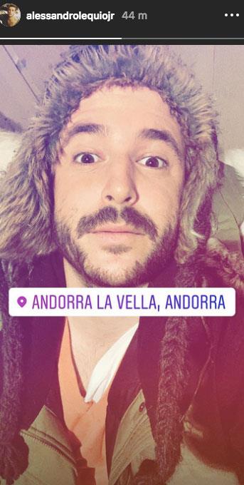 Alex Lequio con barba y cejas. Fuente: Instagram/alessandrolequiojr Alex Lequio con barba y cejas. Fuente: Instagram/alessandrolequiojr