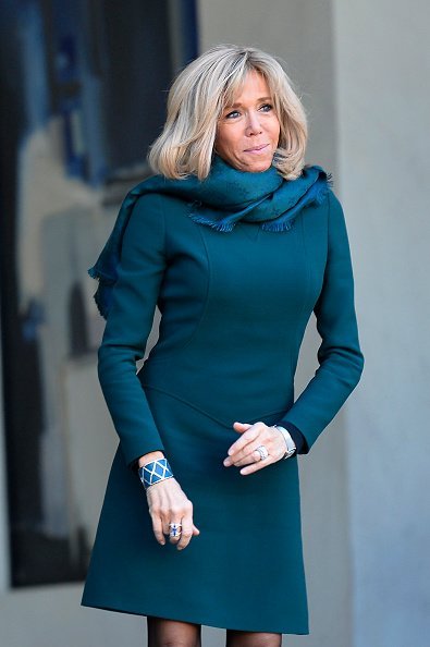 La première dame de France à l'Elysée à Paris | Photo / GettyImage La première dame de France à l'Elysée à Paris | Photo / GettyImage