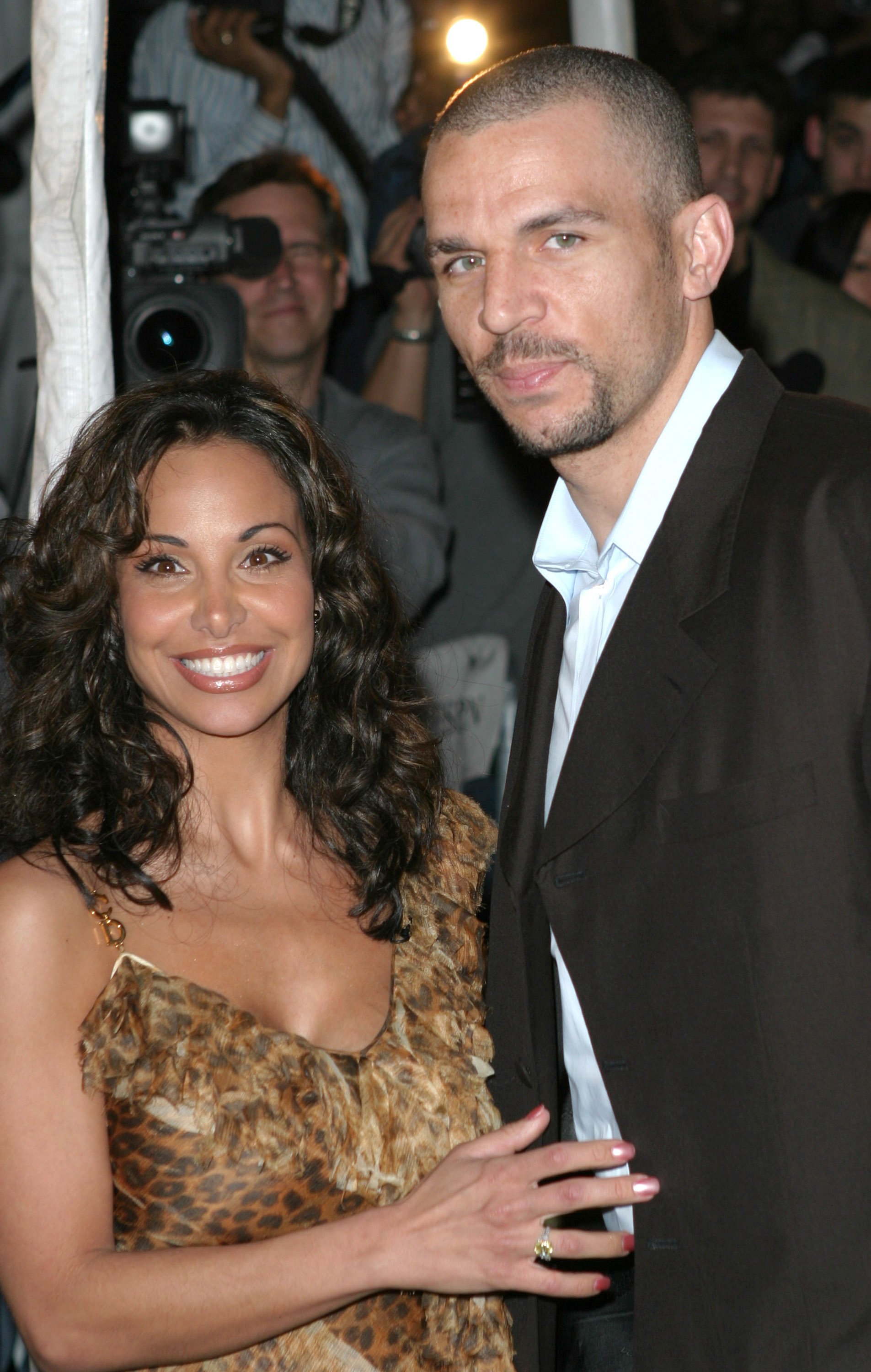 Jason Kidd and Joumana Kidd at the Launch of Jay Z's 40/40 Club in New York City. | Source: Getty Images
