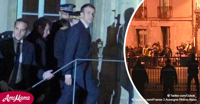 Les Gilets jaunes ont hué Emmanuel Macron lors de sa visite nocturne au Puy-en-Velay (vidéo)