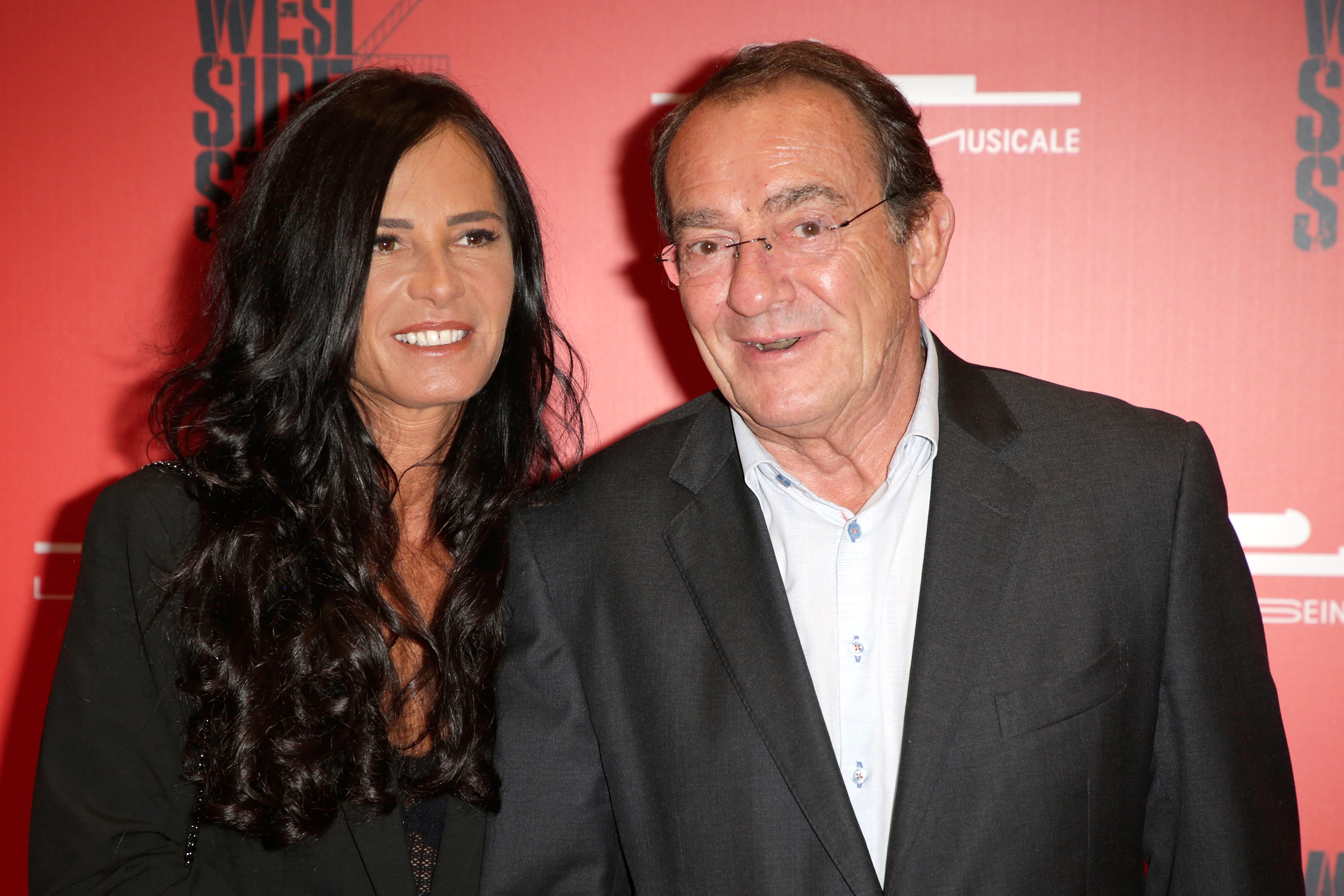 Nathalie Marquay et son mari Jean-Pierre Pernaut le 16 octobre 2017 à Boulogne-Billancourt, France. | Photo : Getty Images
