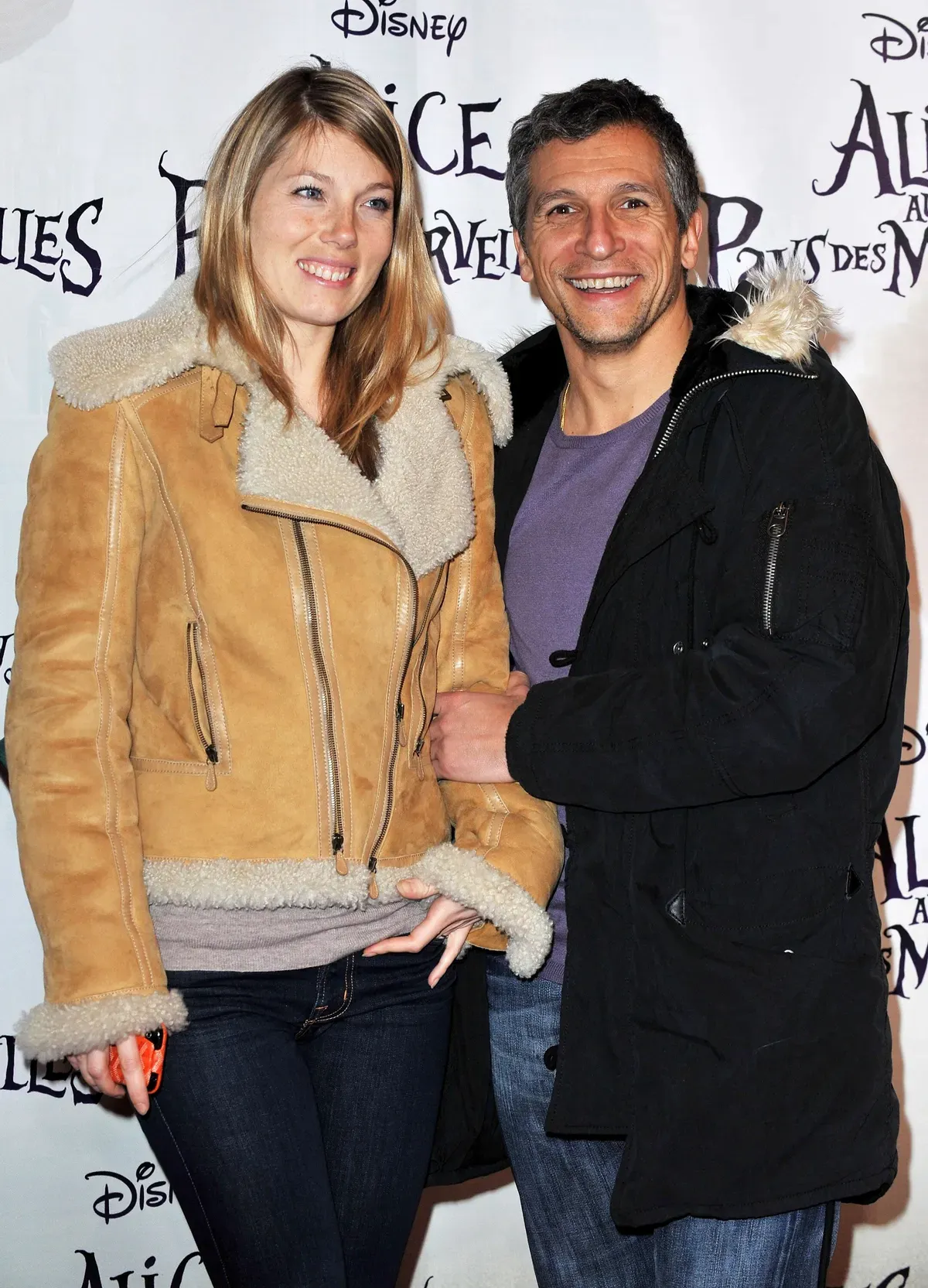 Mélanie Page à côtés de son époux Nagui. | Photo : Getty Images
