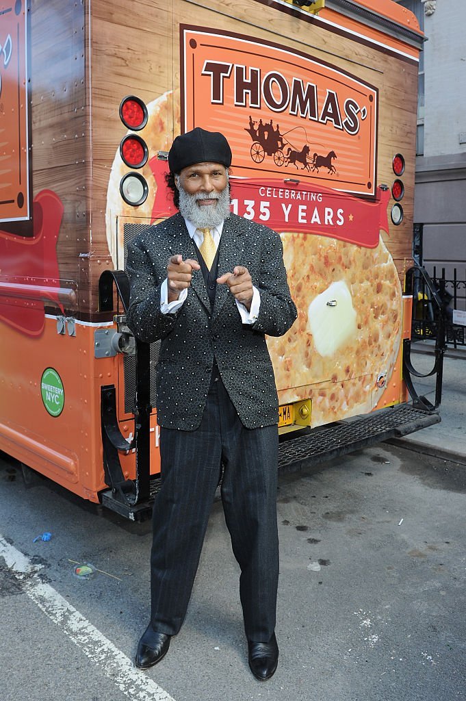 Philip Michael Thomas poses during a celebration of the 135th Anniversary Of Thomas' English Muffins at The Muffin House | Getty Images
