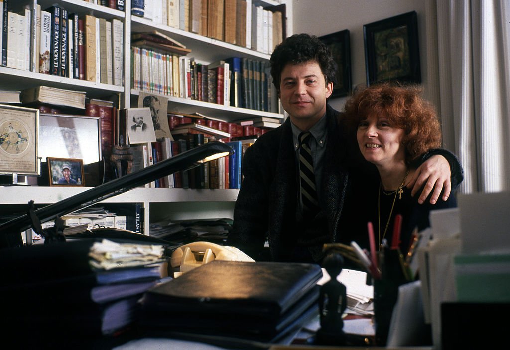 Regine Deforges et son fils Franck 1989 | Getty Images