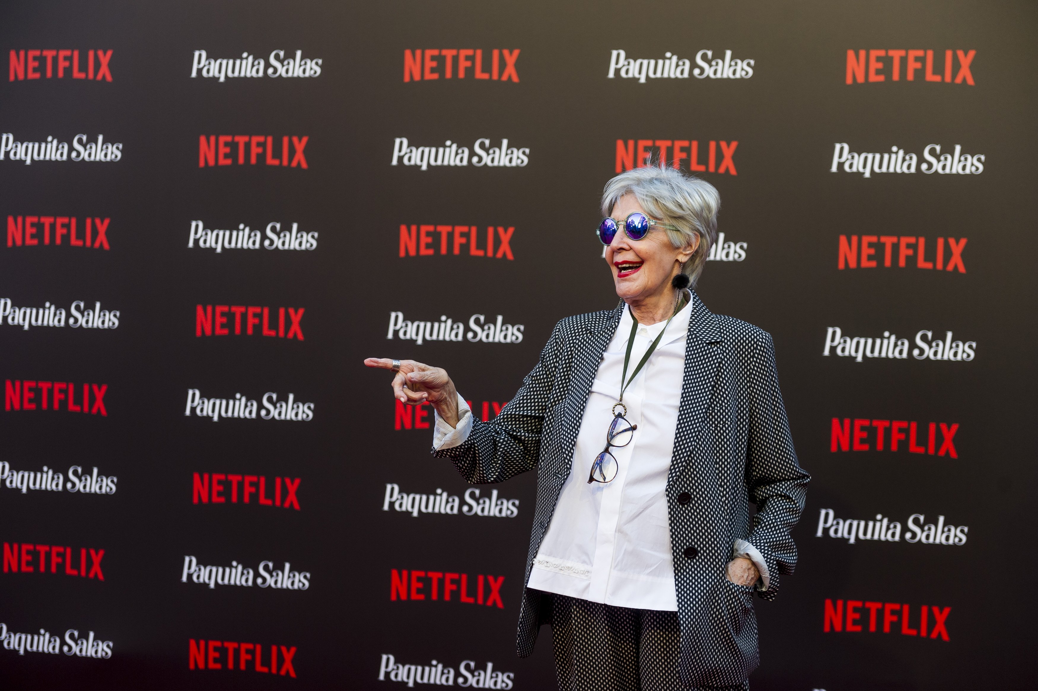 Concha Velasco en el estreno mundial de la serie de Netflix "Paquita Salas: Temporada 2" el 28 de junio de 2018 en Madrid, España || Fuente: Getty Images