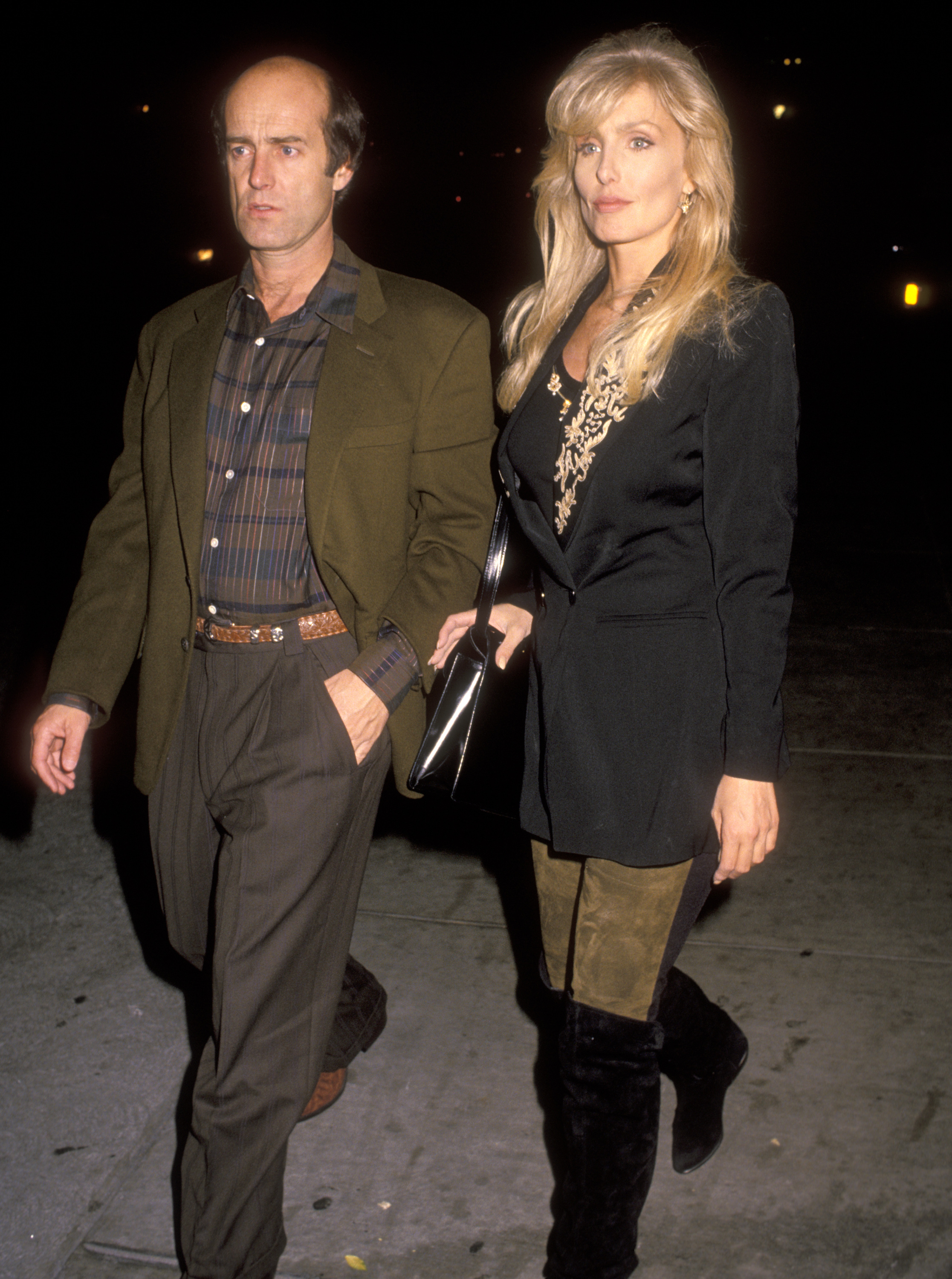 The actress and Harry M. Brittenham in West Hollywood, California, on November 10, 1990 | Source: Getty Images