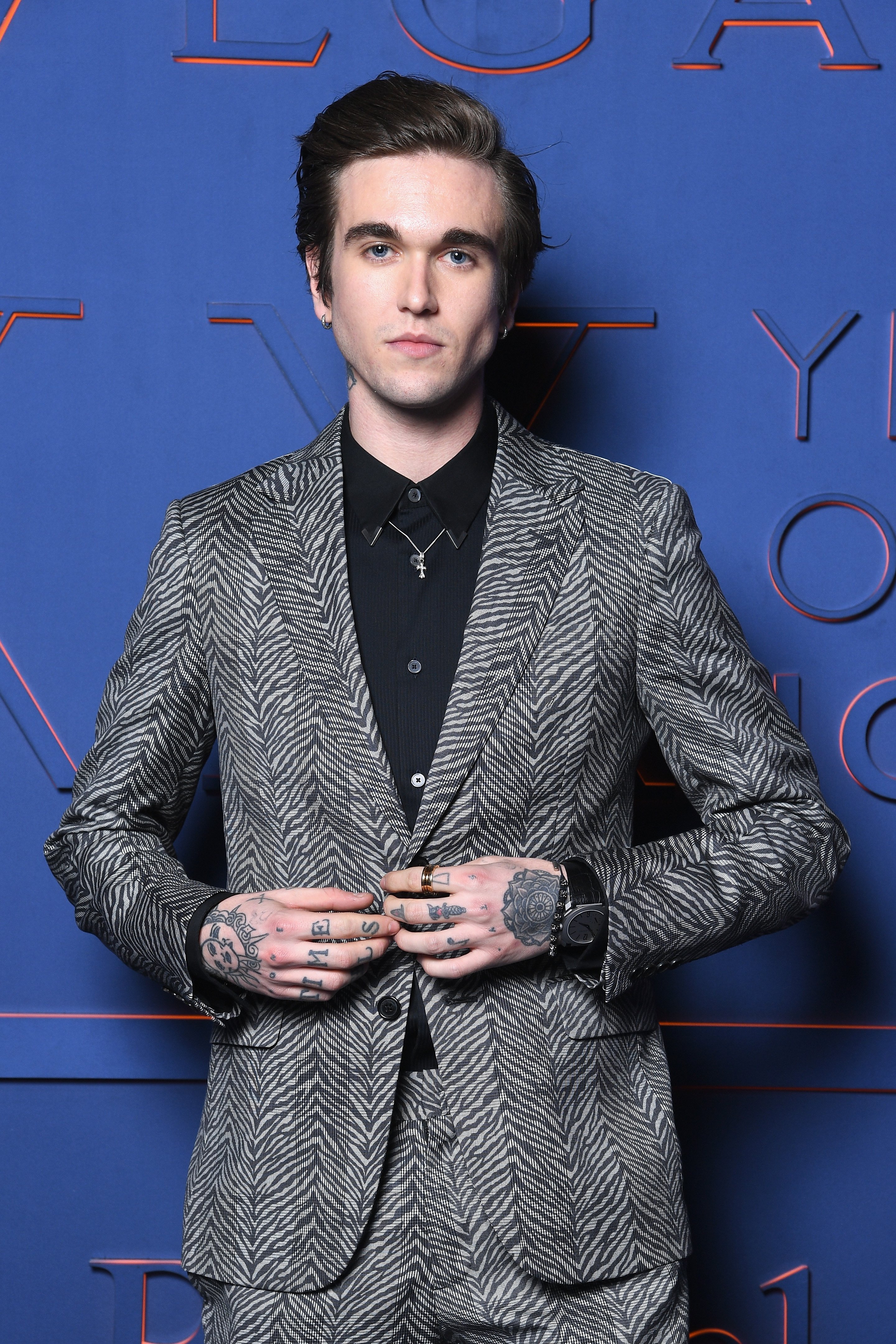 Gabriel-Kane Day-Lewis poses at the Bvlgari - B.ZERO1 XX Anniversary Global Launch Event at Auditorium Parco Della Musica on February 19, 2019, in Rome, Italy | Source: Getty Images
