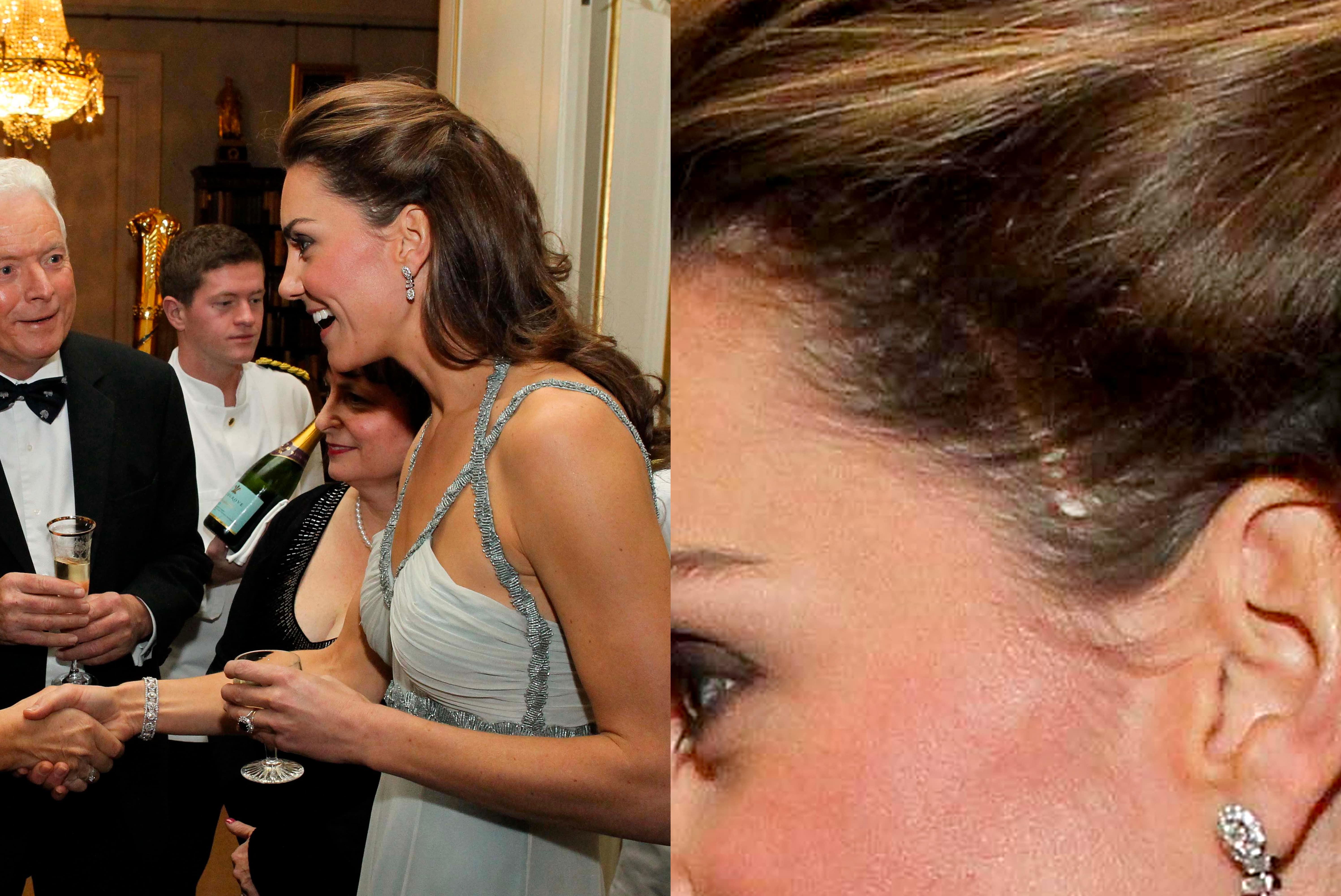 Kate Middleton speaks to guests at an event in support of the "In Kind Direct" charity at Clarence House on October 26, 2011 in London, England. | Source: Getty Images