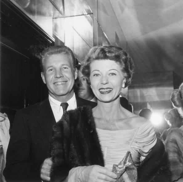 Married American actors Ozzie Nelson (1906 - 1975) and Harriet Hilliard (1909 - 1994), of the television sitcom 'Ozzie and Harriet' attend a Chrysler party in Hollywood, California | Photo: Getty Images