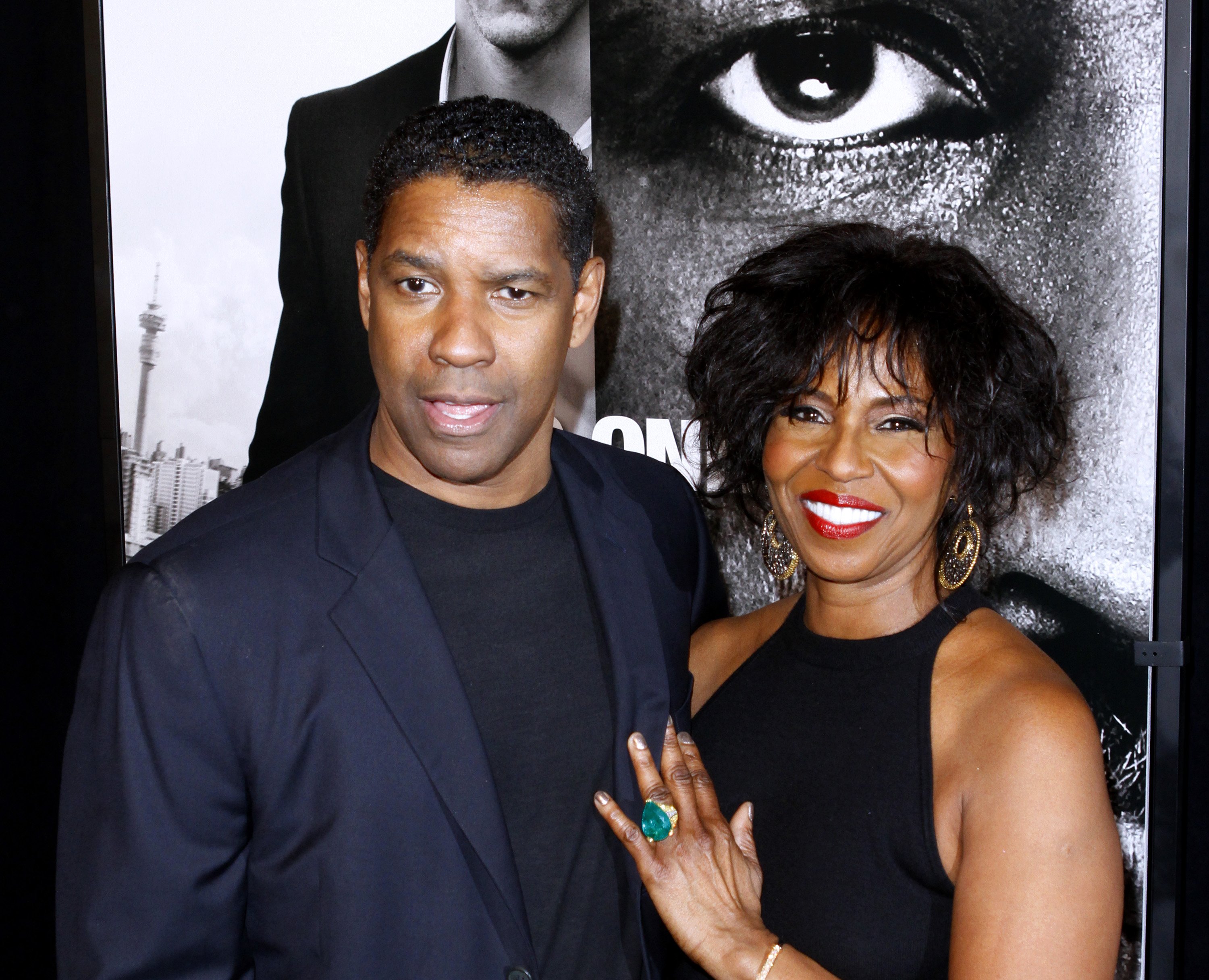 Denzel Washington and Pauletta Washington at "safe house" premiered in 2012 |  Source: Getty Images