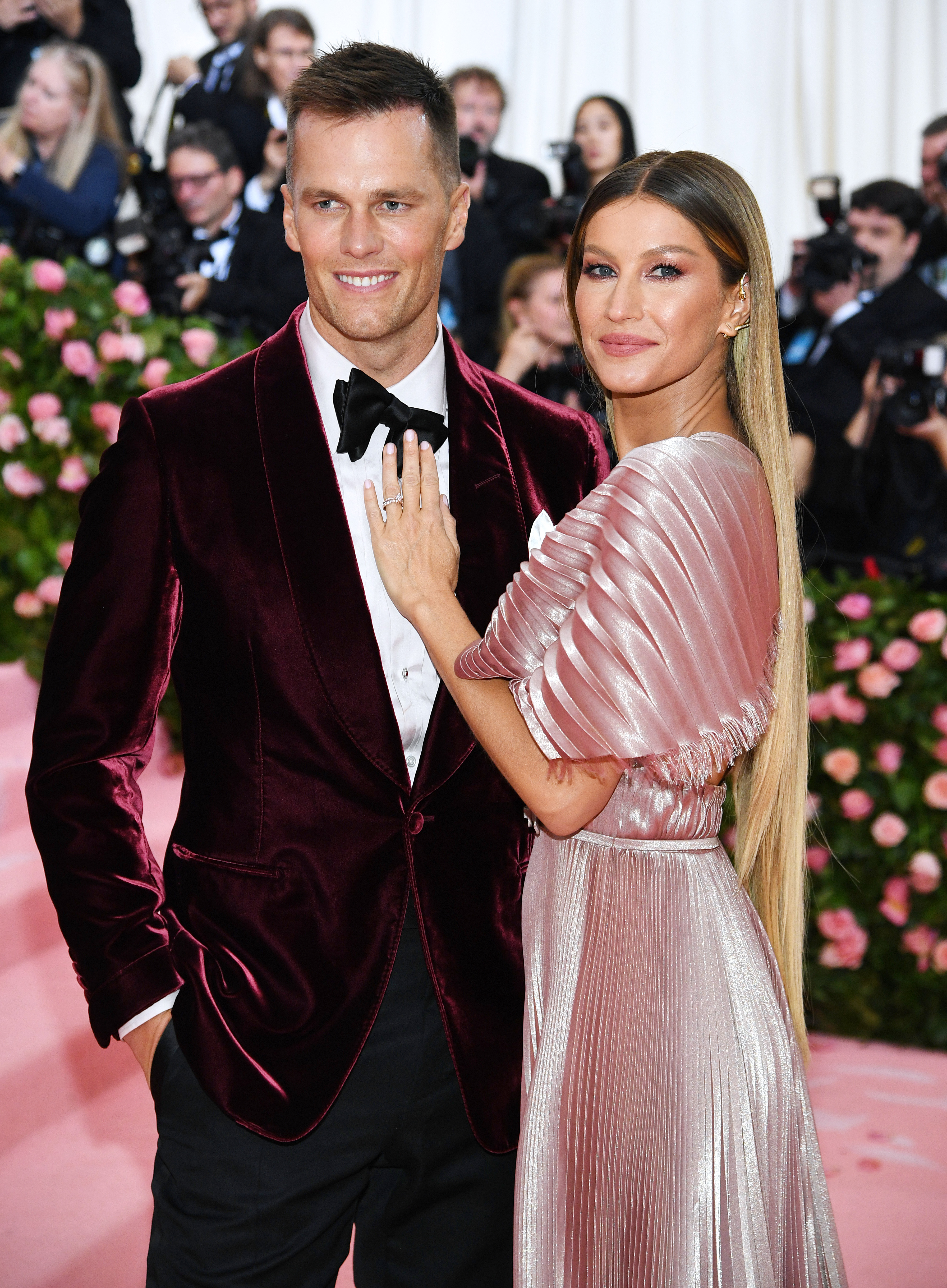 Gisele Bündchen and Tom Brady at the 2019 Met Gala in New York City on May 6, 2019 | Source: Getty Images