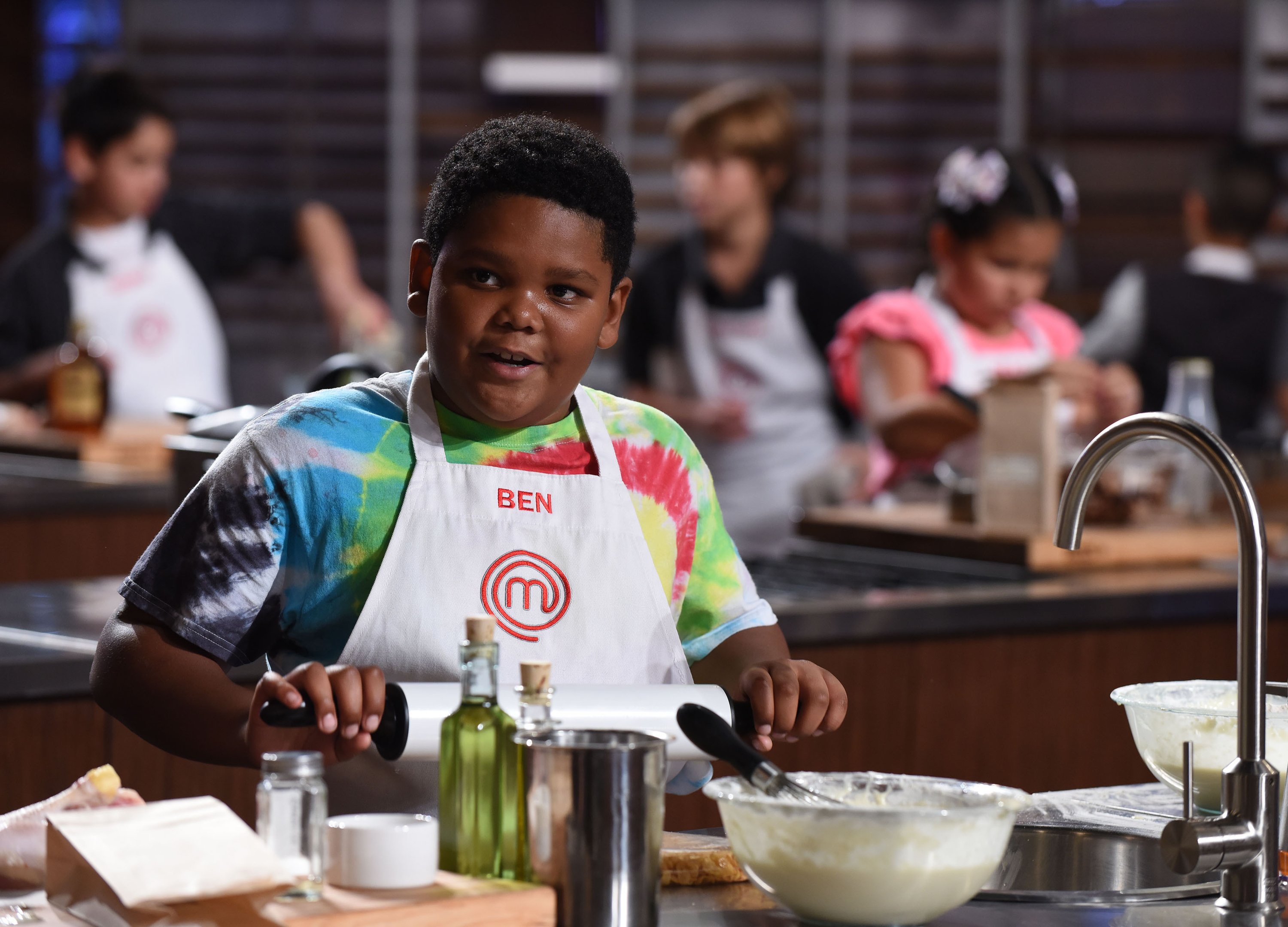 Ben Watkins pictured during filming for “MasterChef Junior” in 2018. |Source: Getty Images