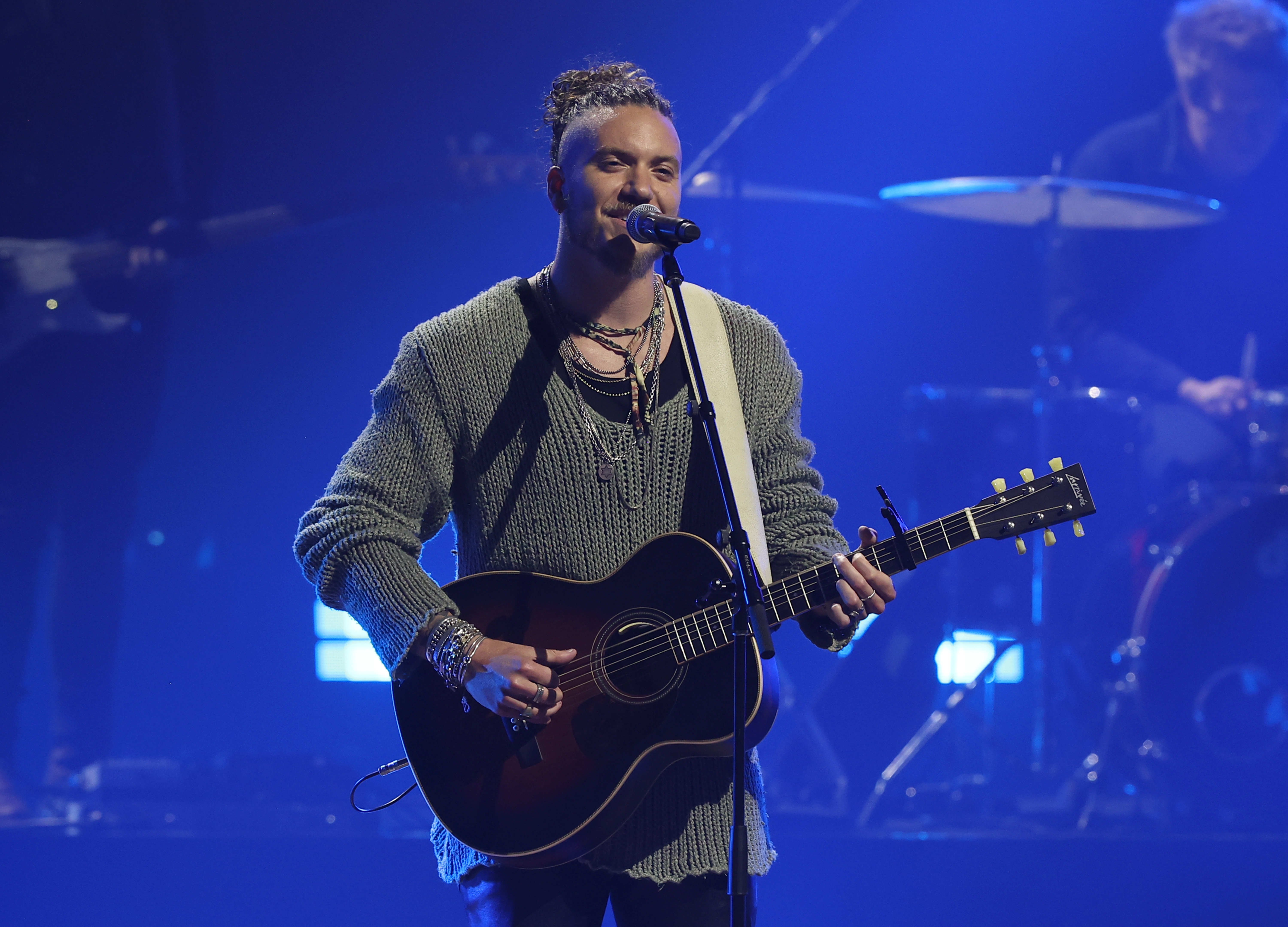 Brandon Lake performs at the 10th Annual K-Love Fan Awards at The Grand Ole Opry on May 28, 2023, in Nashville, Tennessee. | Source: Getty Images