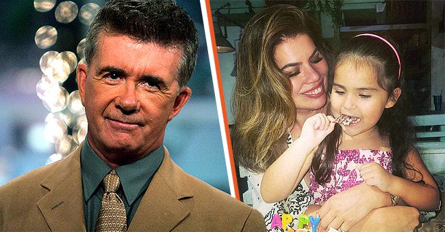 Alan Thicke and Tanya Callau in a side-by-side photo. | Source: Getty Images & Instagram.com/tanyathicke