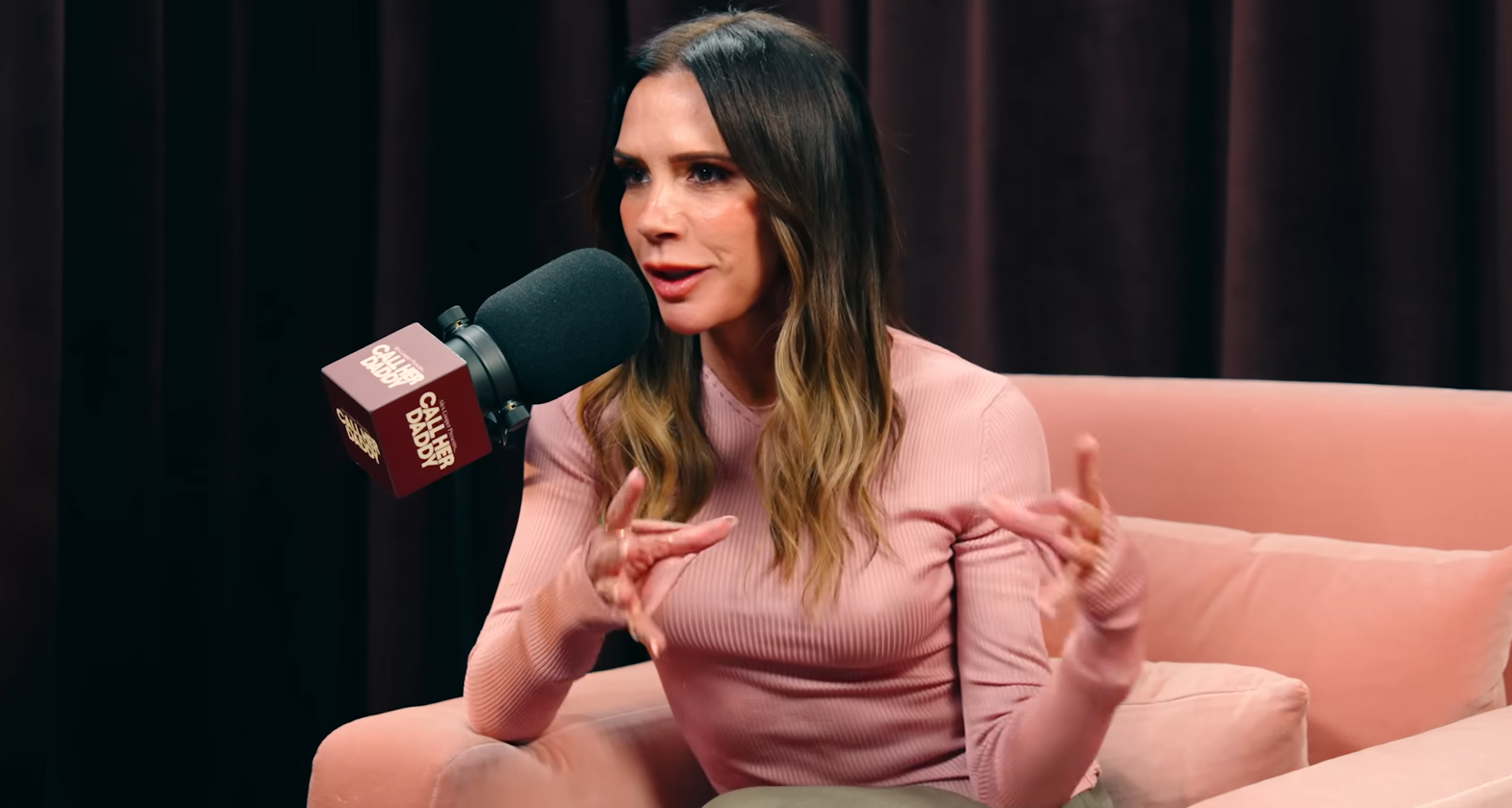 Victoria Beckham as seen in a video posted on October 22, 2025 | Source: YouTube/Call Her Daddy