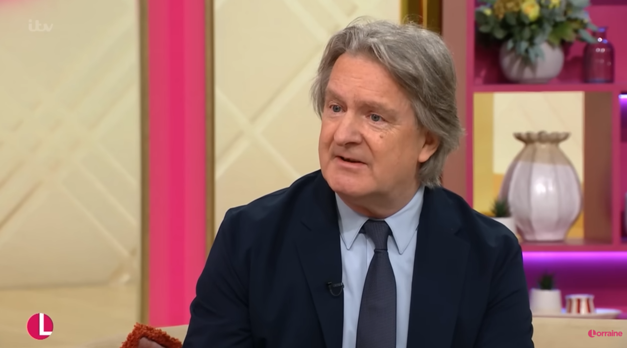 Martin Frizell appears on "Lorraine" on 11 February 2026. | Source: YouTube/Lorraine