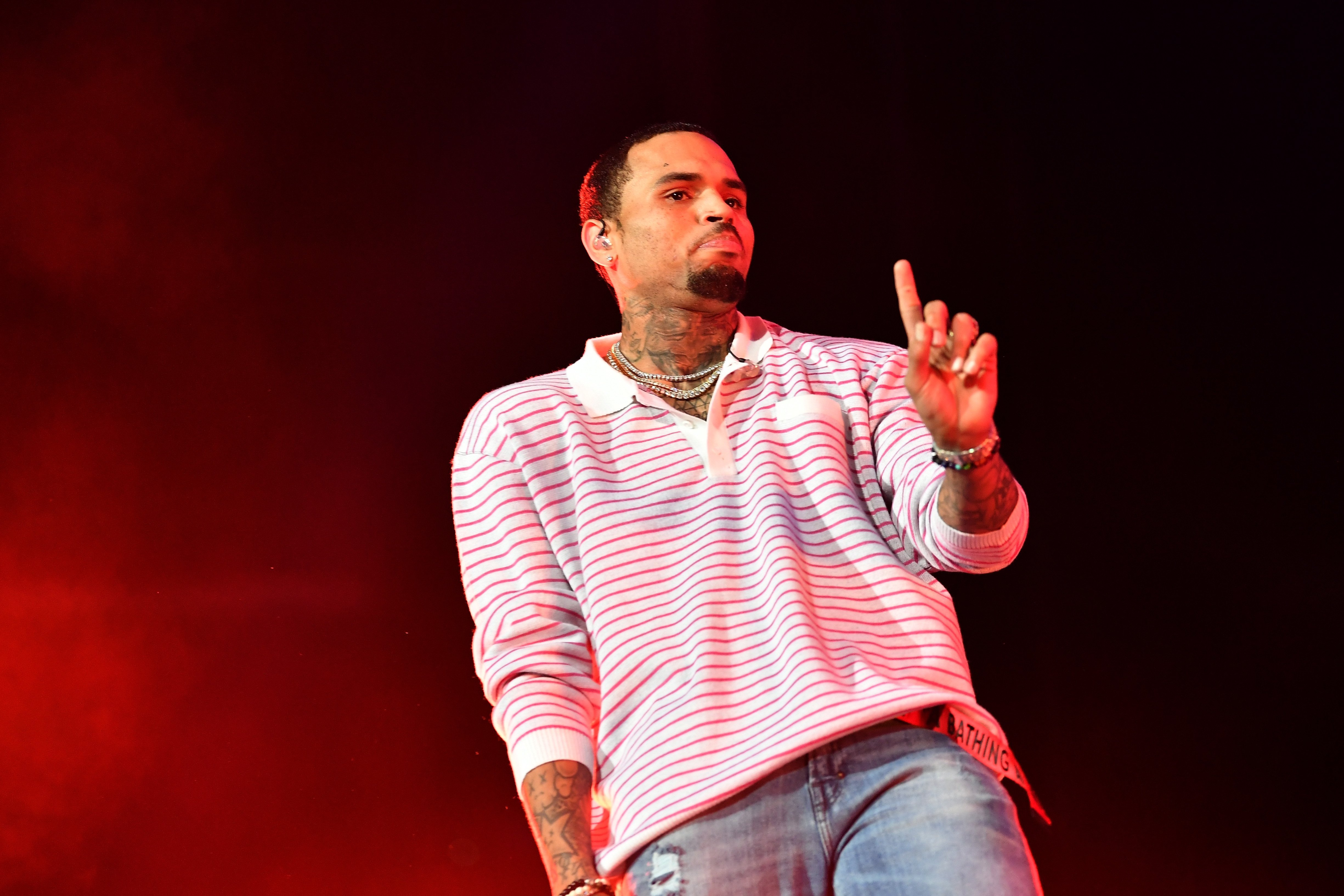 Chris Brown at BET Experience Staples Center Concert on June 22, 2018 in California | Photo: Getty Images