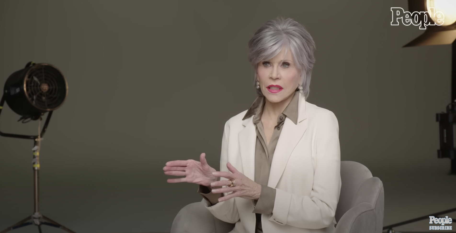 Jane Fonda talks about the climate crisis in an interview with People | Source: youtube.com/People