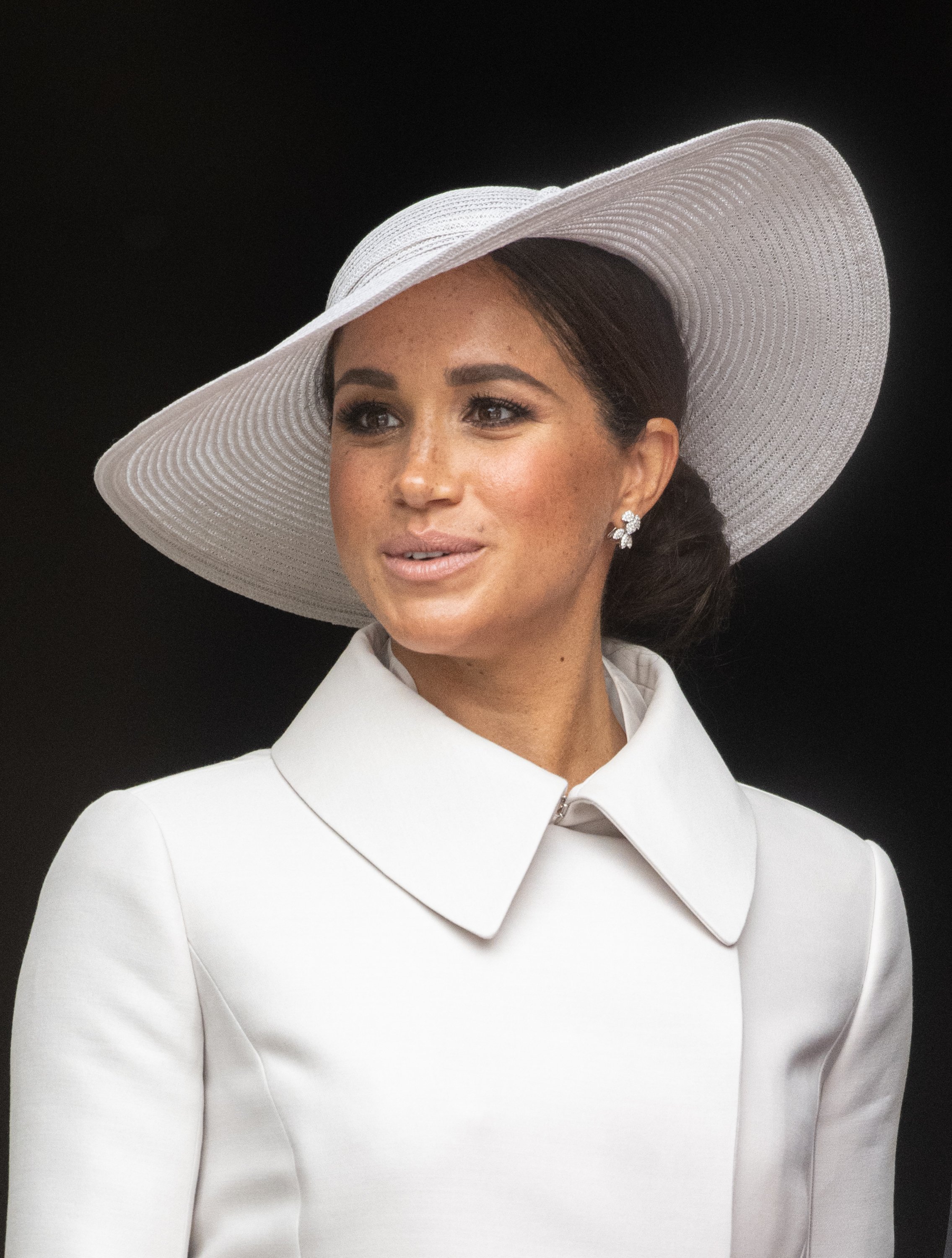 Meghan, Duchess of Sussex attends the National Service of Thanksgiving at St Paul's Cathedral on June 03, 2022 in London, England | Source: Getty Images