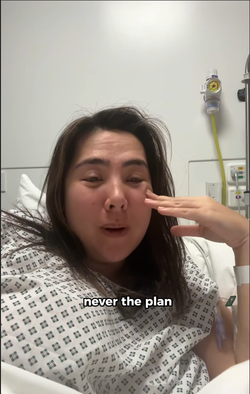 Michelle Elman speaking from her hospital bed | Source: Instagram/Michellelelman