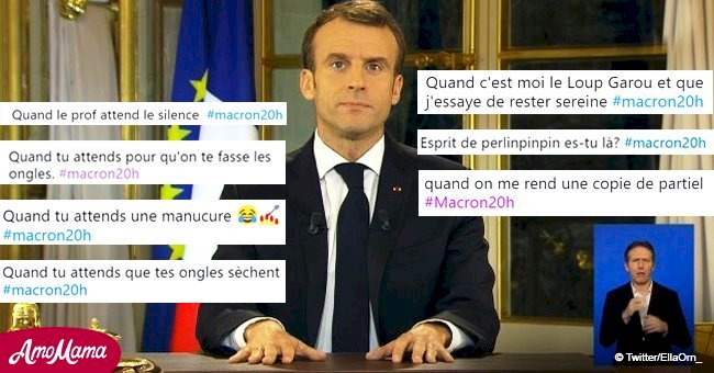 Le discours d'Emmanuel Macron: pourquoi les internautes ont commencé à rire de l'apparence du président