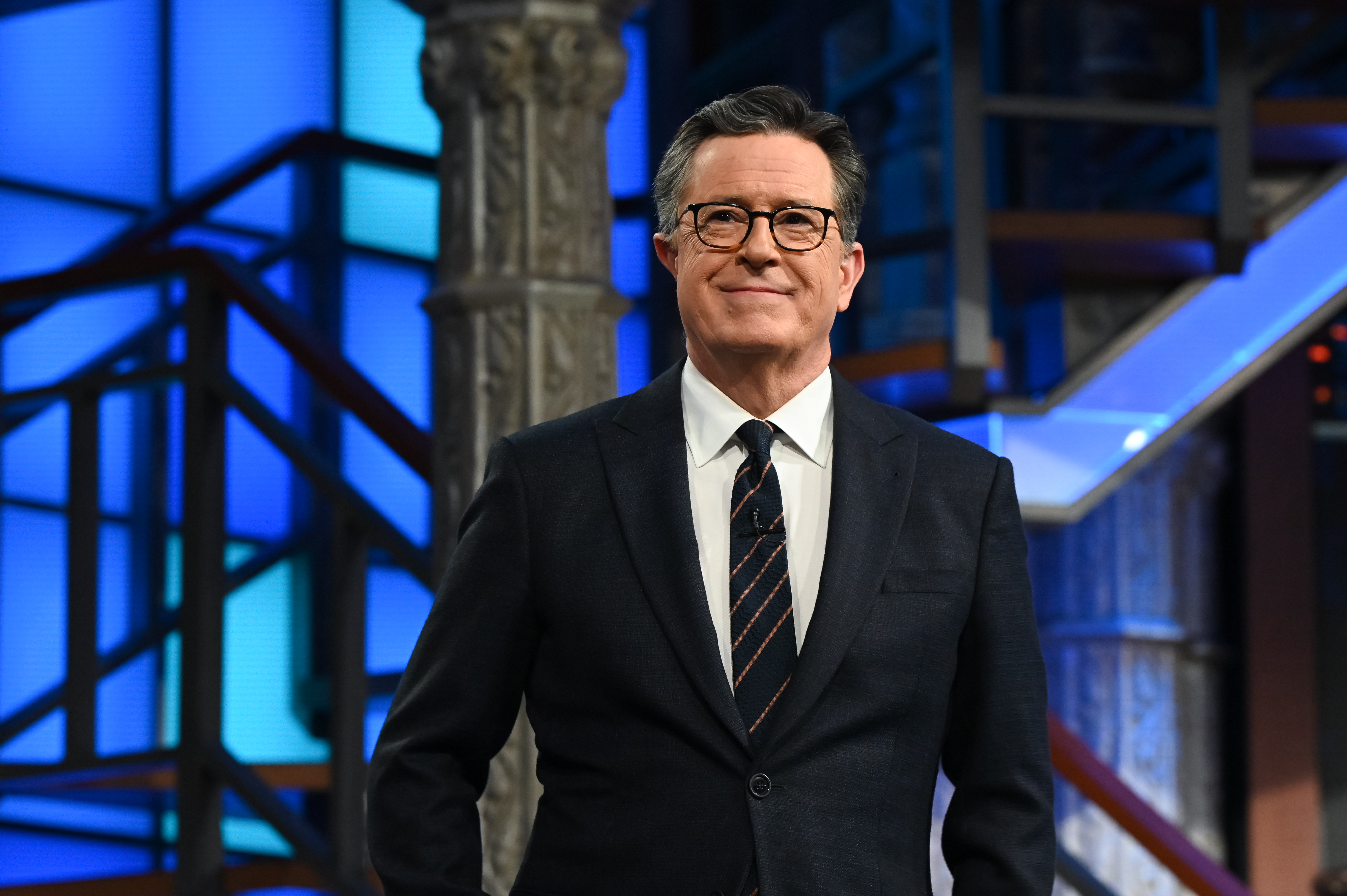 Stephen Colbert at "The Late Show with Stephen Colbert" on March 9, 2023, in New York | Source: Getty Images