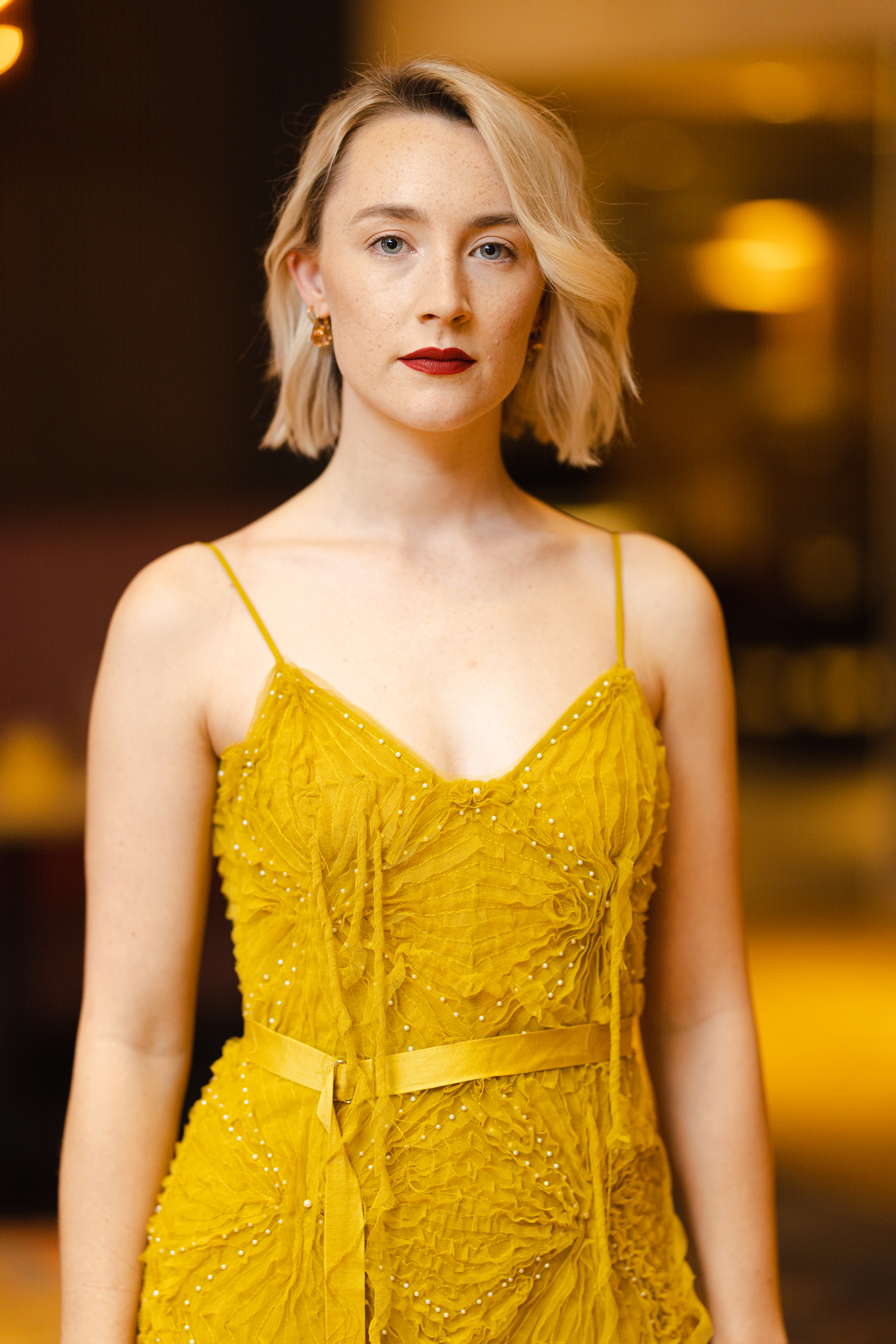 Saoirse Ronan during the champagne reception at the British Academy Scotland Awards at DoubleTree by Hilton on November 20, 2022, in Glasgow, Scotland | Source: Getty Images