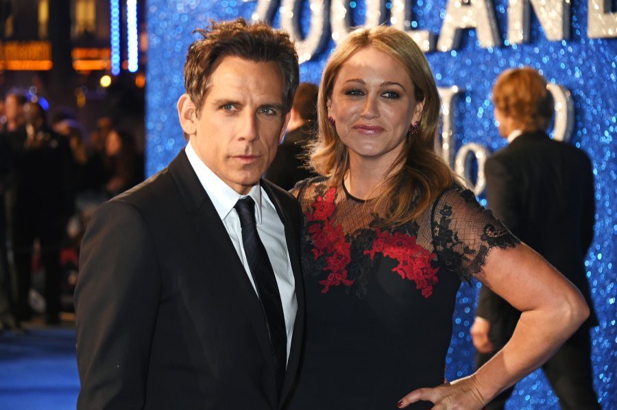 Actors Ben Stiller and Christine Taylor on February 4, 2016 in London, England | Source: Getty Images